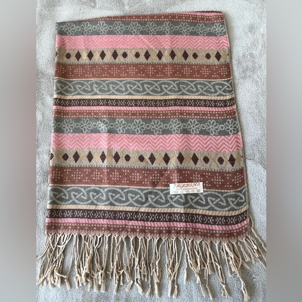 Pashmina Cashmere Scarf Wrap Fringe Elegant Women Soft New Warm Quiet Luxury
